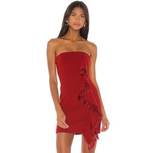 Cinq A Sept Red Mini Dress